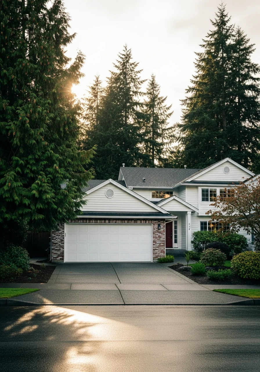 Kirkland residential home with mature landscaping and neighborhood setting near downtown.