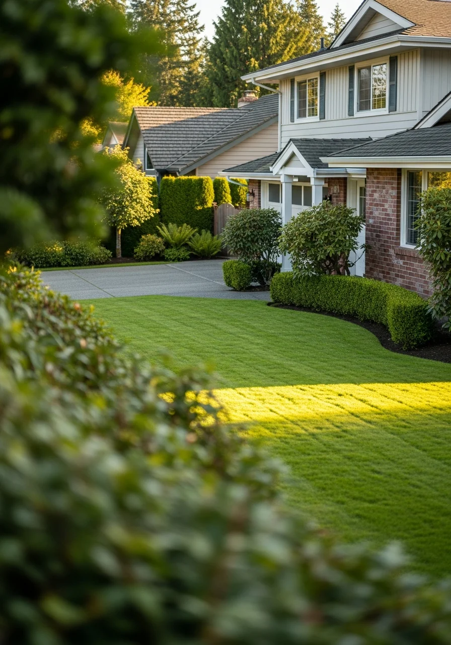 Lynnwood residential neighborhood with suburban homes and well-maintained properties.